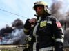 В Ногинске после падения БПЛА произошло возгорание на нефтебазе Пожар - РИА Новости, 1920, 18.07.2026