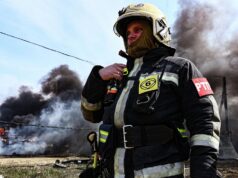 В Ногинске после падения БПЛА произошло возгорание на нефтебазе Пожар - РИА Новости, 1920, 18.07.2026