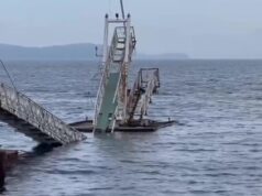 Пирс, обрушившийся в бухте Муравьиная в городе Артем Приморского края - РИА Новости, 1920, 13.07.2026