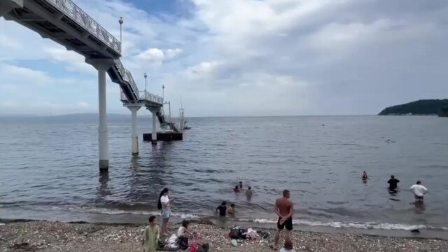 Пирс, обрушившийся в бухте Муравьиная в городе Артем Приморского края - РИА Новости, 1920, 13.07.2026