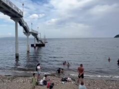 Обрушившийся пирс в Артеме принадлежал частному лицу Пирс, обрушившийся в бухте Муравьиная в городе Артем Приморского края - РИА Новости, 1920, 13.07.2026