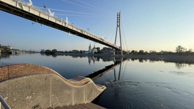 Уровень воды в реке Тура в Тюмени приближается к опасной отметке - РИА Новости, 1920, 24.07.2026