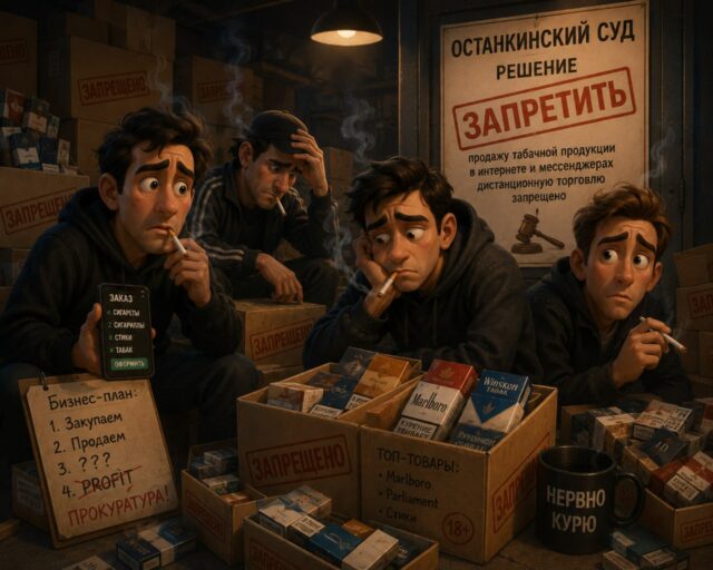 Суд прикрыл онлайн-магазины сигарет в Москве. Табачный маркетплейс не взлетел.