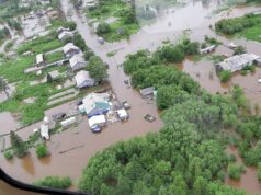 Число подтопленных паводком дачных участков в Хабаровске приблизилось к 130 Паводок в Хабаровском крае - РИА Новости, 1920, 10.08.2026