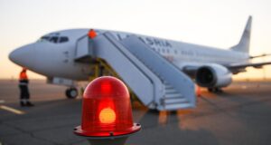 Самолет Boeing 737-400 авиакомпании Almasria Universal Airlines, прилетевший первым рейсом из Шарм-эль-Шейха в аэропорт Краснодара - РИА Новости, 1920, 29.08.2026