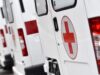 ВСУ атаковали Белгородскую область 308 БПЛА за сутки, 3 человека погибли Автомобили скорой медицинской помощи - РИА Новости, 1920, 09.08.2026