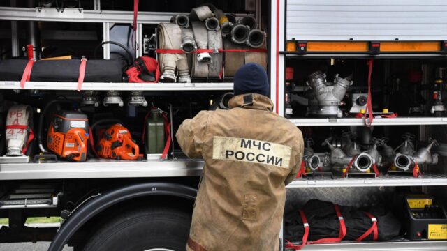 В районе села Варваровка под Анапой тушат лесной пожар площадью 0,5 гектара Сотрудник МЧС России - РИА Новости, 1920, 01.08.2026