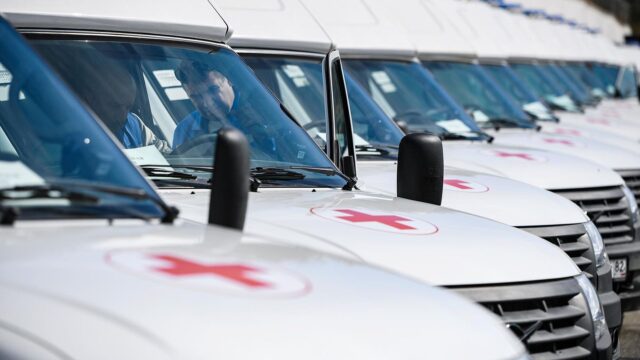 В Белгородской области из-за атак ВСУ пострадали два человека Автомобили скорой помощи - РИА Новости, 1920, 01.08.2026