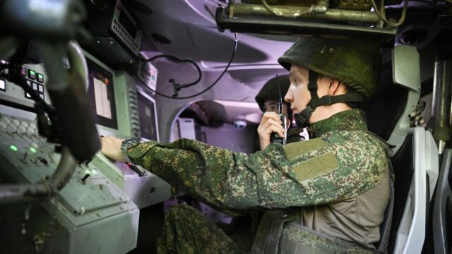 В Башкирии отразили массированную атаку беспилотников на предприятия Боевое дежурство расчета ЗРК Бук - РИА Новости, 1920, 02.08.2026