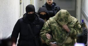 Петр Жилкин, подозреваемый в похищении и убийстве девятилетнего мальчика Паши Тифитулина, в зале заседаний Октябрьского районного суда Санкт-Петербурга - РИА Новости, 1920, 12.08.2026