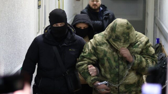 Петр Жилкин, подозреваемый в похищении и убийстве девятилетнего мальчика Паши Тифитулина, в зале заседаний Октябрьского районного суда Санкт-Петербурга - РИА Новости, 1920, 12.08.2026