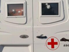 Поврежденный в результате атаки БПЛА автомобиль скорой помощи в ЛНР - РИА Новости, 1920, 12.08.2026