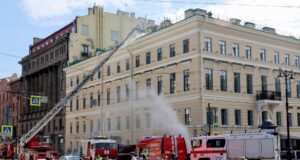 Пожар в Адмиралтейском районе Санкт-Петербурга - РИА Новости, 1920, 14.08.2026