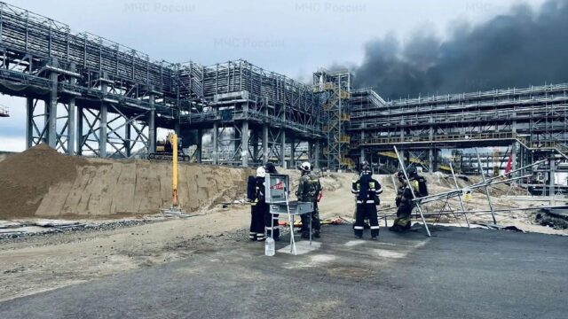 Бастрыкину доложат о расследовании дела о возгорании на АГХК Пожар на Амурском ГХК - РИА Новости, 1920, 25.08.2026