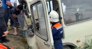 В Дагестане автобус съехал в кювет, всех пострадавших доставили в больницу ДТП с участием пассажирского автобуса на федеральной автодороге ФАД Р-217 в Дагестане - РИА Новости, 1920, 26.08.2026
