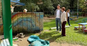Обвалившаяся стена в детском садике Дюймовочка в Обнинске - РИА Новости, 1920, 02.09.2026