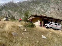 С карниза горы в КБР, где погибли альпинисты, повторно сошла лавина Операция по поиску альпинистов в Кабардино-Балкарской республике - РИА Новости, 1920, 08.09.2026