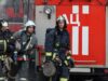 На востоке Москвы ликвидировали пожар в неэксплуатируемом здании Тушение пожара - РИА Новости, 1920, 06.09.2026